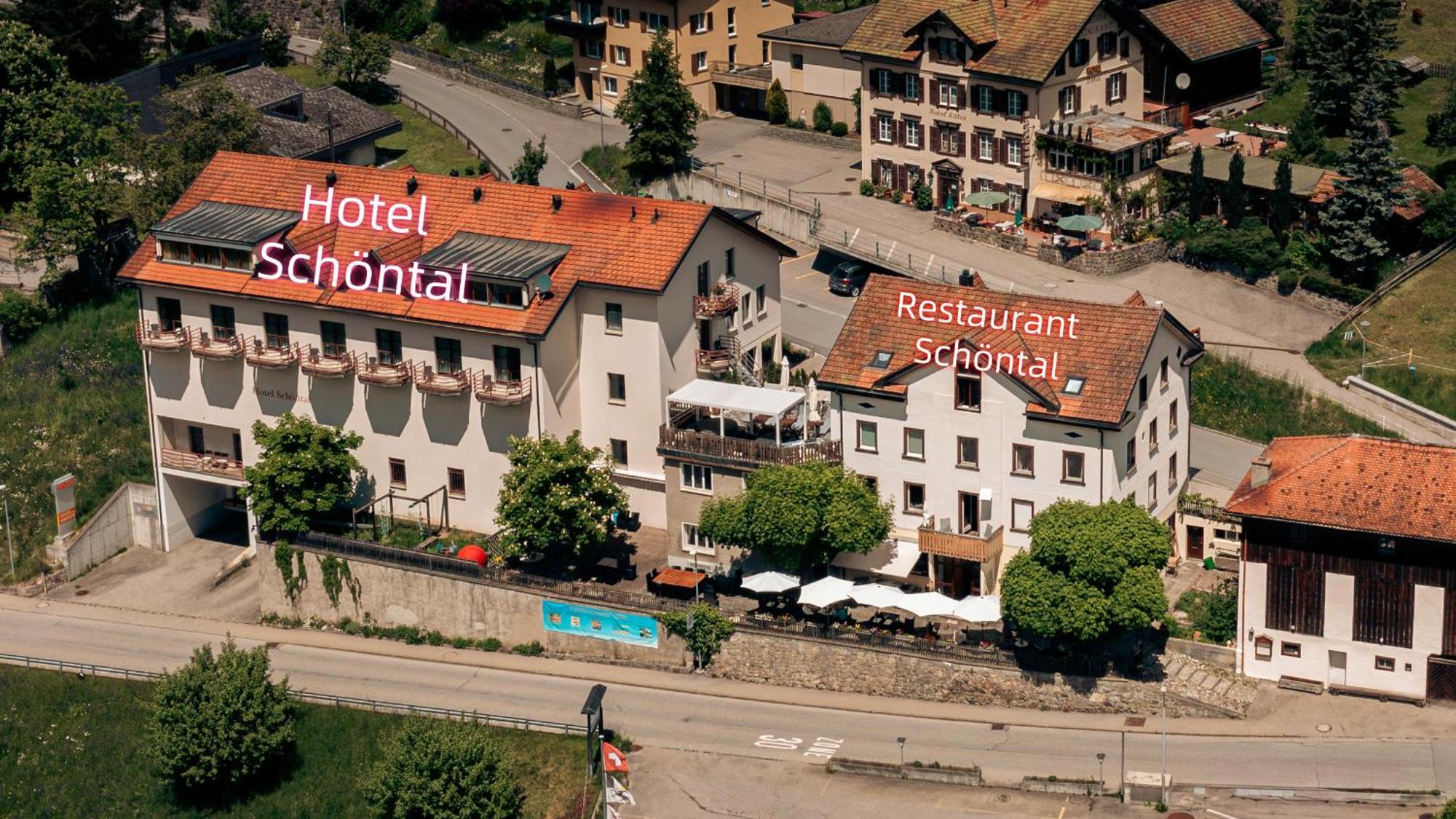 Hotel Schoental Filisur Exterior foto
